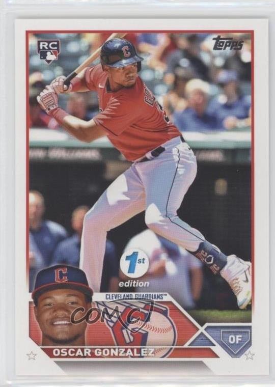 2023 Topps Series 1 1st Edition Oscar Gonzalez #119 0q0m