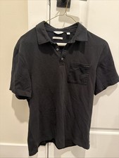 Calvin Klein Men's Liquid Touch Black Polo Shirt, Size M