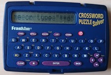 Fanklin Crossword Solver CWM-108 - TESTED, WORKING, MISSING LID