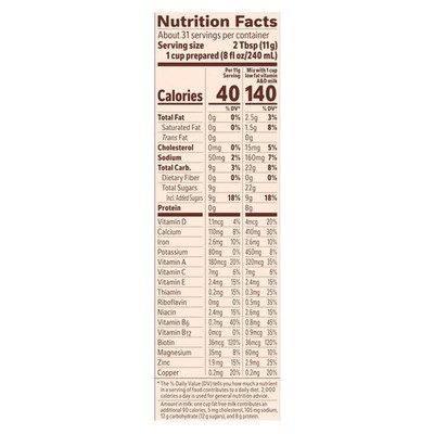 Nutritious Chocolate Malt Powder Mix