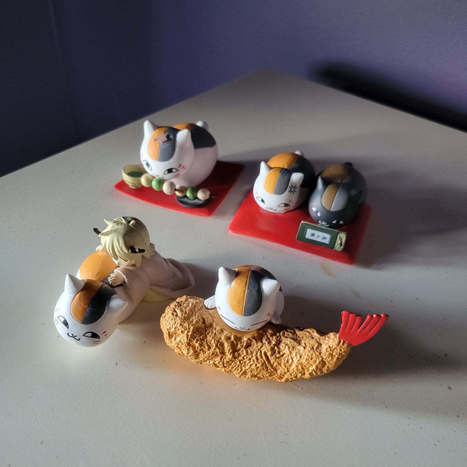 Natsume Yuujinchou Nyanko Sensei Mini Figures Set of 4 Book of Friends