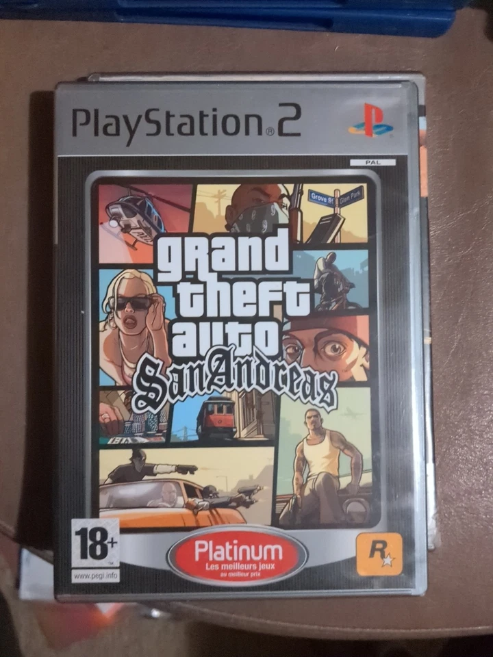 GTA San Andreas - Jeu PS2 – Complet Avec Notice - Playstation - TRES BON ETAT - Photo 1/1
