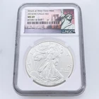 2016-(W) S$1 Silver American Eagle Graded by NGC as MS69 West Point