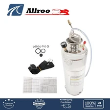 3.5Gallon Stainless Steel Sprayer 14L 20" Wand & 3FT Hand-Pump Sprayer with Hose