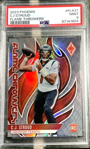 2023 PHOENIX FLAME THROWERS PSA 9 CJ STROUD FLA21 RC ROOKIE
