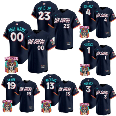 NWT Padres 2026 City Connect MEN Stitched Jersey Navy | eBay
