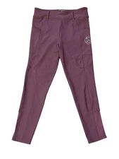 Women’s Free Ride Equestrian Lux Hybrid Full Seat Breeches XL Merlot
