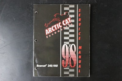 Arctic Cat Bearcat 340/440 Service Manual 98 Snowmobile OEM 2255-718