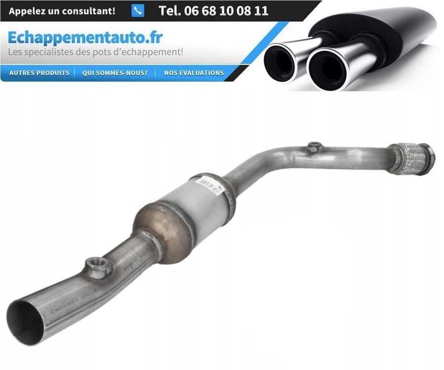 Catalyseur d'échappement essence Citroen C8 2.0i et Fiat Ulysse 2 1705PE