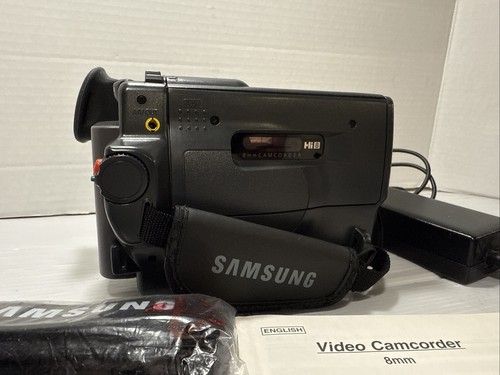 Videocámara Samsung SCW61 Hi8 8 mm 500x zoom digital manual y cinta nueva - Imagen 4 de 12
