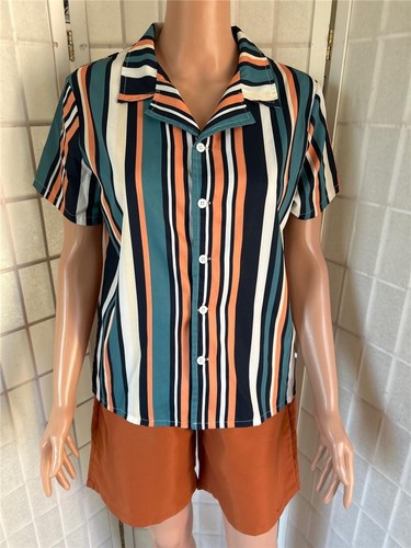 Teen's Shein 2 Sets 13-14yr Matching Shorts & T-shirt Outfit - Picture 2 of 8