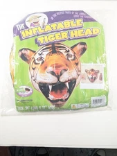Big Mouth Toys Inflatable Tiger Head Wall Mount 24" × 12" Funny Gag Décor NEW