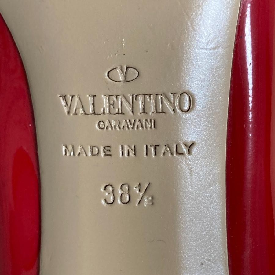 Valentino Garavani Pumps Heel Studded Leather Red EU38.5/US8.5 116200c thumbnail 7
