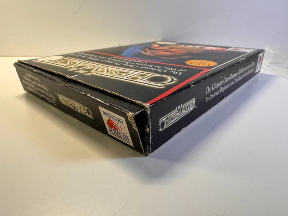 Chessmaster (Nintendo NES, 1990) COMPLETE CIB Cart is PRISTINE Authentic. - Image 4 of 4
