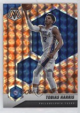 2020-21 Panini Mosaic Reactive Orange Prizm Tobias Harris #159 0kn5