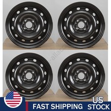 4pcs New 15 X 5.5 Inch Replacement Steel Wheel Rim For Toyota Yaris 2006-2012 Us