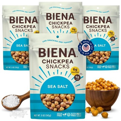 Chickpea Snacks - Crunchy Roasted Chickpeas - High Fiber Vegan Protein Snacks...