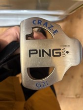 Ping G2i Craz-E H Black Dot Right Hand  L-Neck Mallet Putter Golf Club RH
