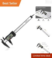 0-6 Inch Digital Caliper with Zero Setting & Precision for Home Projects
