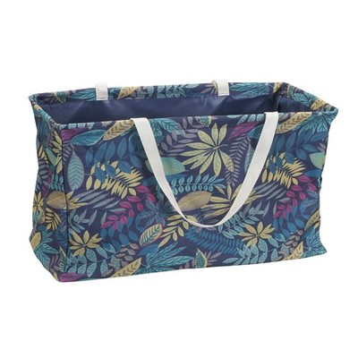 Krush Container Allpurpose Utility Tote Waterresistant Vinyl Lining Leaf Pattern