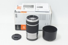 SONY E 55-210mm F4.5-6.3 OSS SEL55210 Lens Silver for E Mount w/ Box 260915h