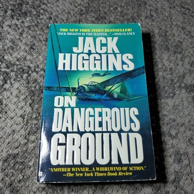 On Dangerous Ground Jack Higgins Berkley 1995 Paperback Thriller Novel