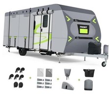 Heavy Duty 9 Layers RV Cover 18-20ft, Rip-Stop Motorhome Camper Cover 18-20 FT