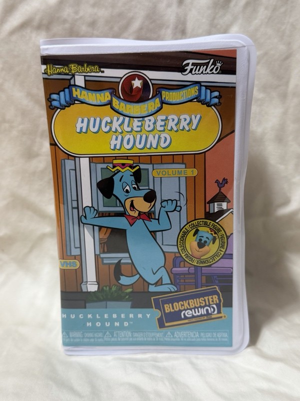 Funko Blockbuster Rewind VHS Huckleberry Hound CHASE, HTF, Rare White Cowboy Hat