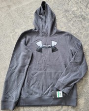 NWT Boy Under Armour Sweatshirt With Hood Softest Feel Size Youth Large Pitch...