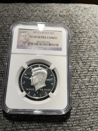 2013 S 50C Silver Kennedy Half Dollar NGC PF69 Ultra Cameo