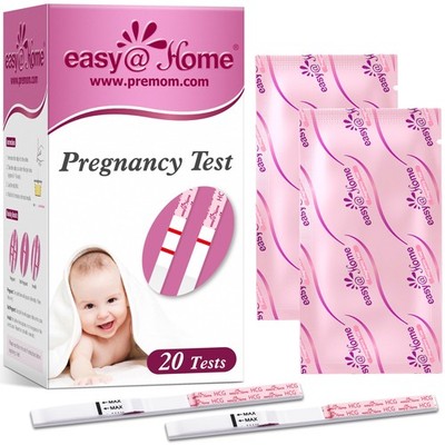 Easy@Home Pregnancy Test Strips: 20 Bulk 20 Count (Pack of 1) 