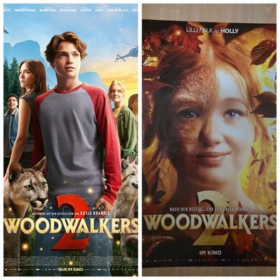 2x Woodwalkers 2 Kinoplakat Kinoposter Filmplakat Poster A1 Christopher Nolan 