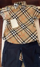 Burberry Boys Authentic Owen shirt And Hal Shorts Size 4y NWT