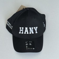 Rare NWT Nike Club Cap Golf Hat Dri-Fit M/L Adjustable Black White HANY MLG 2024