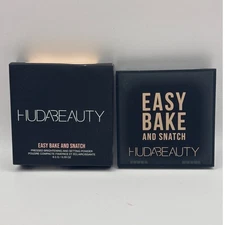 HUDA BEAUTY Easy Bake & Snatch Pressed Brightening Setting Powder Peach Pie NIB