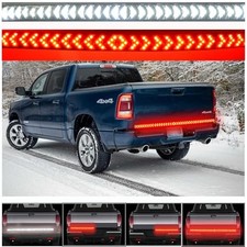 60'' LED Truck Tailgate Bar 5 Row LED Tailgate Light Strip with Red Brake