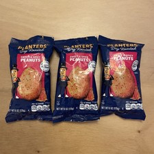 New Bundle Of 3 Planters Sweet Spicy Dry Roasted Peanuts 6oz Each Camp School
