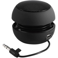Mini Portable Travel Loud Speaker with 3.5mm Audio Cable Low Voltage Built-in