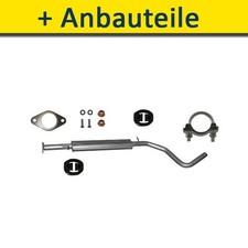 Mitteltopf Auspuff+ für FIAT BRAVO II FLIEßHECK 1.4 120-140-150PS 2007-