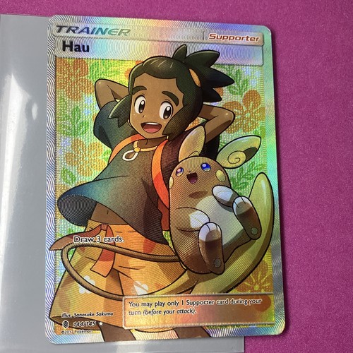 Pokémon TCG Hau 144/145 Guardians Rising Full Art