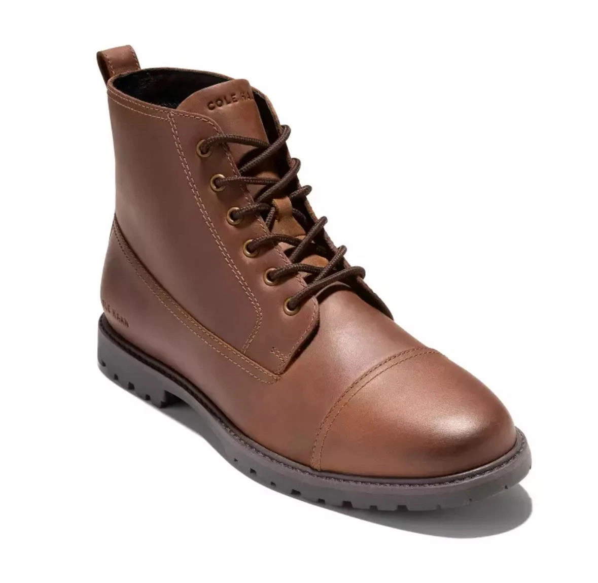 Cole Haan Lace Up Brown Boots for Men for Sale | Shop New  display picture 3