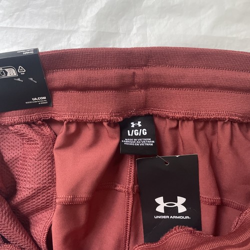 Pantalones cargo Under Armour para hombre grandes estilo deportivo Elite naranja ladrillo rojo 1388015 - Imagen 8 de 14