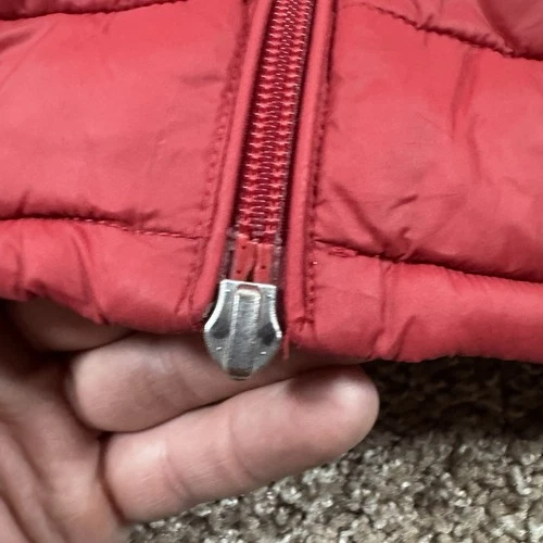 Save the Duck Ultra Light Jacket Puffer Mens Size Small Full Zip Plumtech Red image 14