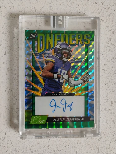 2023 Panini One Football Justin Jefferson White Box 1 Of 1 Onders