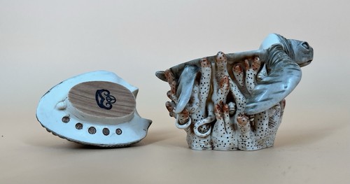 Harmony Kingdom Red Reef Series Turtle With Fish On Back Trinket Box Discont. - Picture 6 of 8