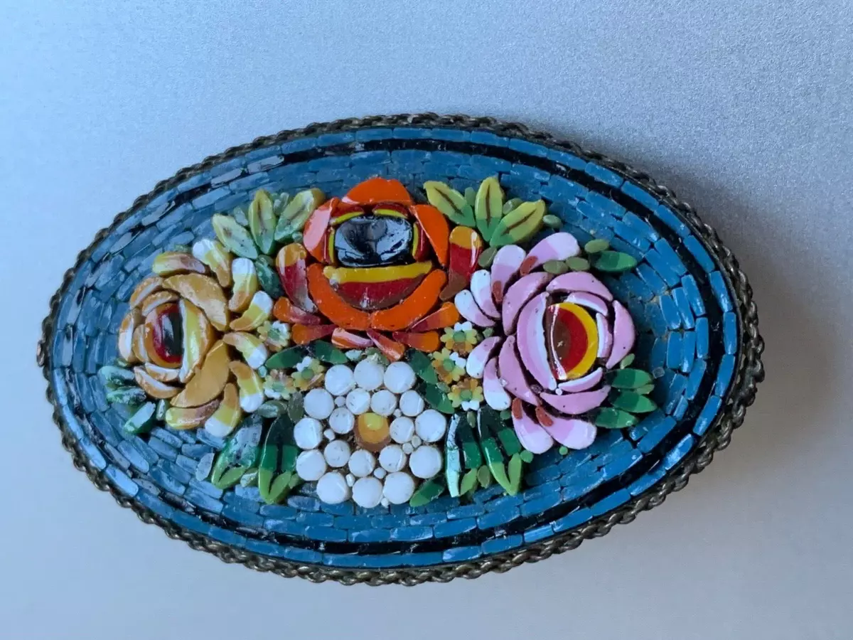 Micro 2024 mosaic brooch