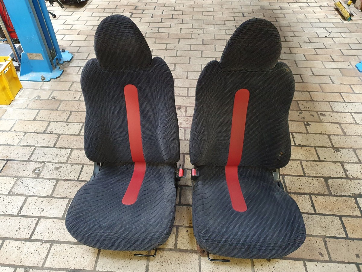 @RARE@ pair RED EDM front seats seat Honda CRX JDM Del Sol EH6 EG1 EG2 SiR  92-98
