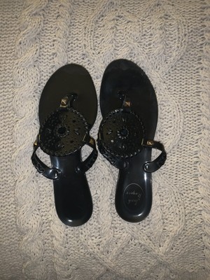 jack rogers black jelly sandals