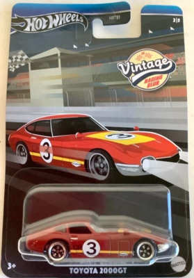 NEW Hot Wheels Vintage Racing Club TOYOTA 2000GT HRV07 1:64 Scale
