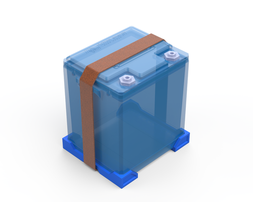 Halterung passend für Victron Energy Batterie LiFePO4 Smart 12,8V 50Ah - Bild 5 von 5